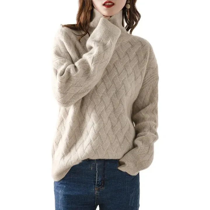 Pull en cachemire chic pour l'hiver